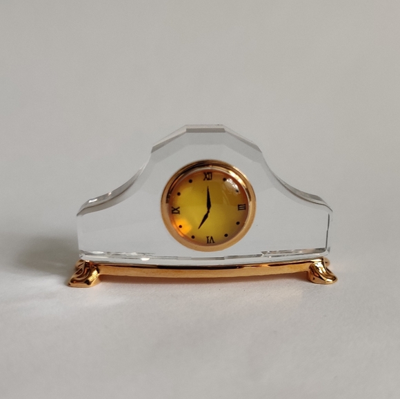 Retired Swarovski Swan 🦢 Mantle Clock Mint - Picture 5 of 10